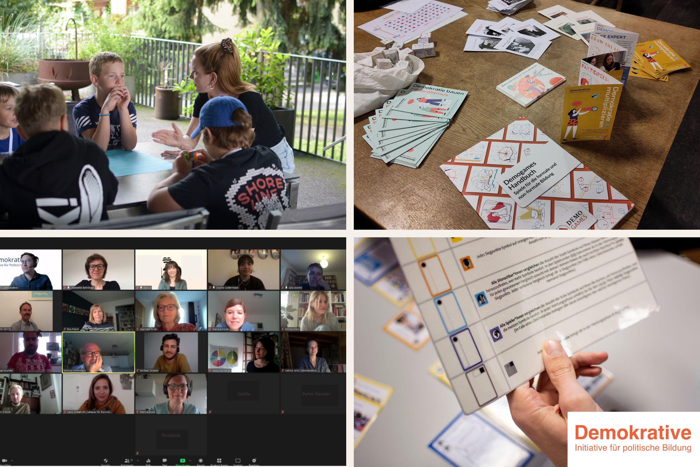 Demokratie vermitteln - Online Weiterbildung
